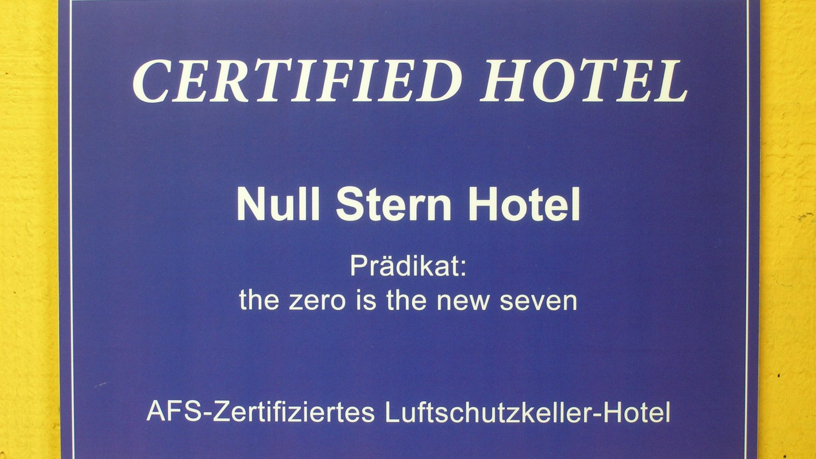 Null Stern Hotel - Sevelen