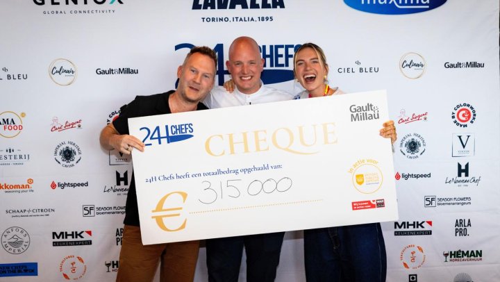 24H Chefs haalt recordbedrag van €315.000 op voor goede doelen