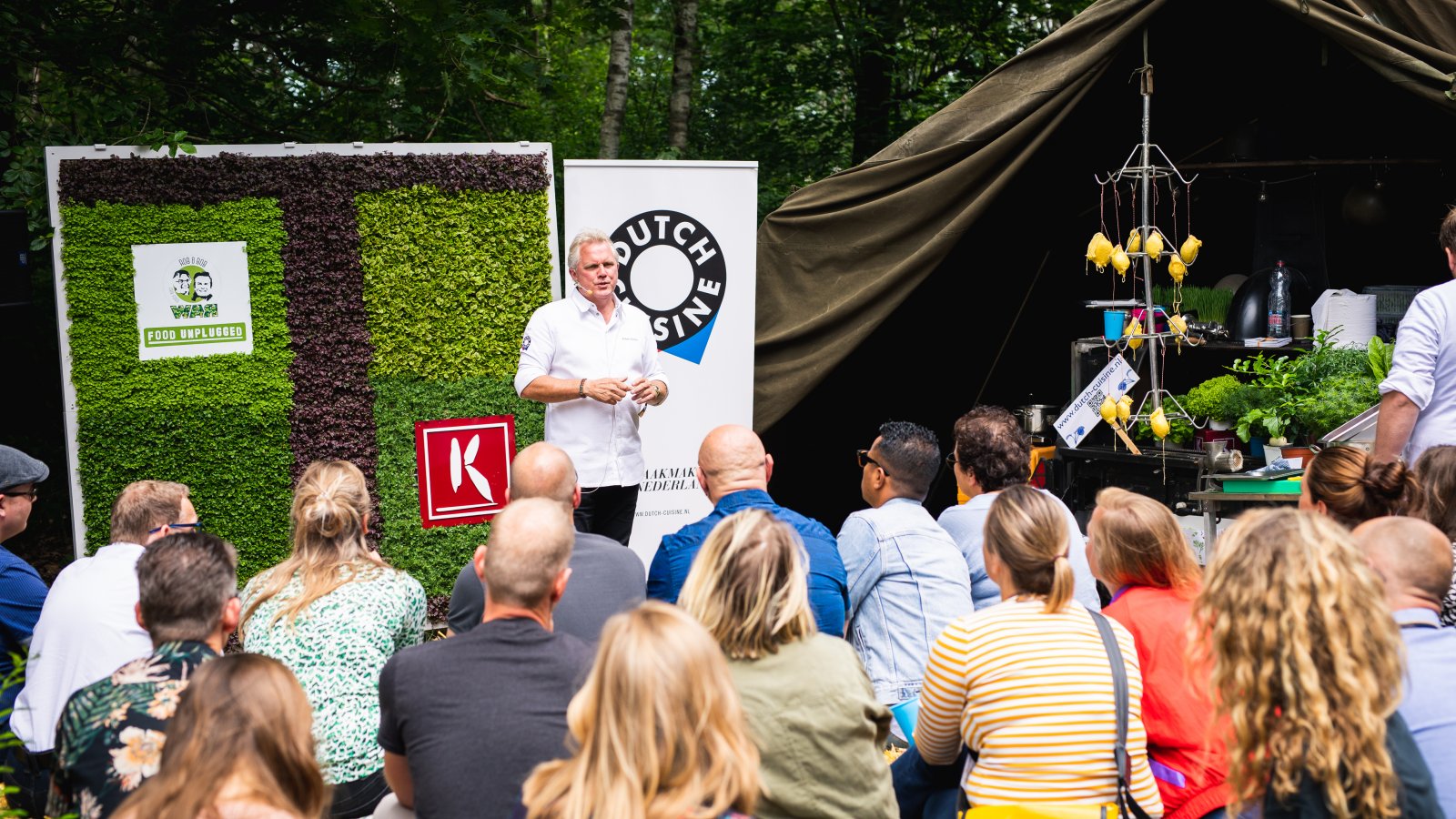 Albert Kooy spreekt op Food Unplugged