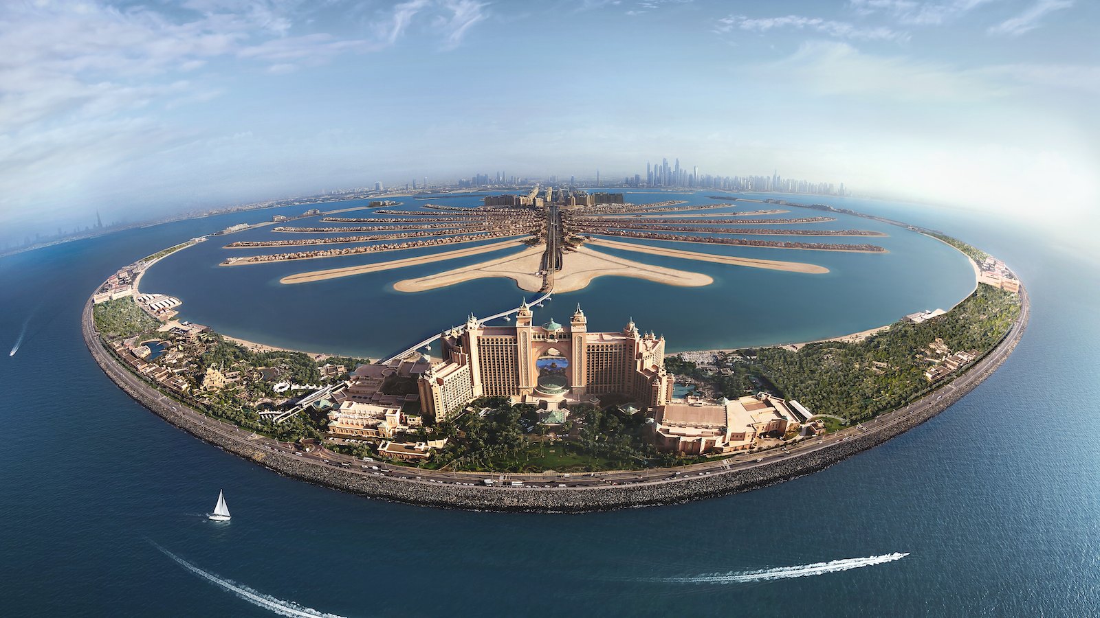 Atlantis, The Palm_island view