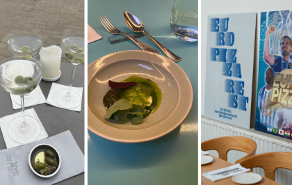 Bar Benelux en Restaurant Europa: verfijnd dineren en dan naar de buren om te dansen