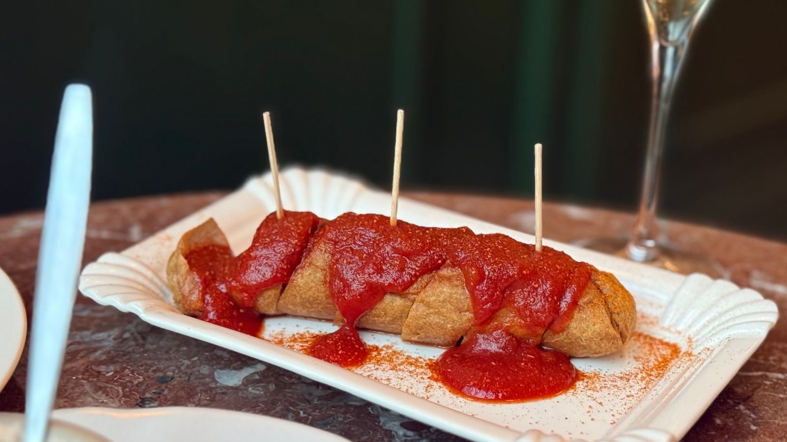 Berlijnse currywurst