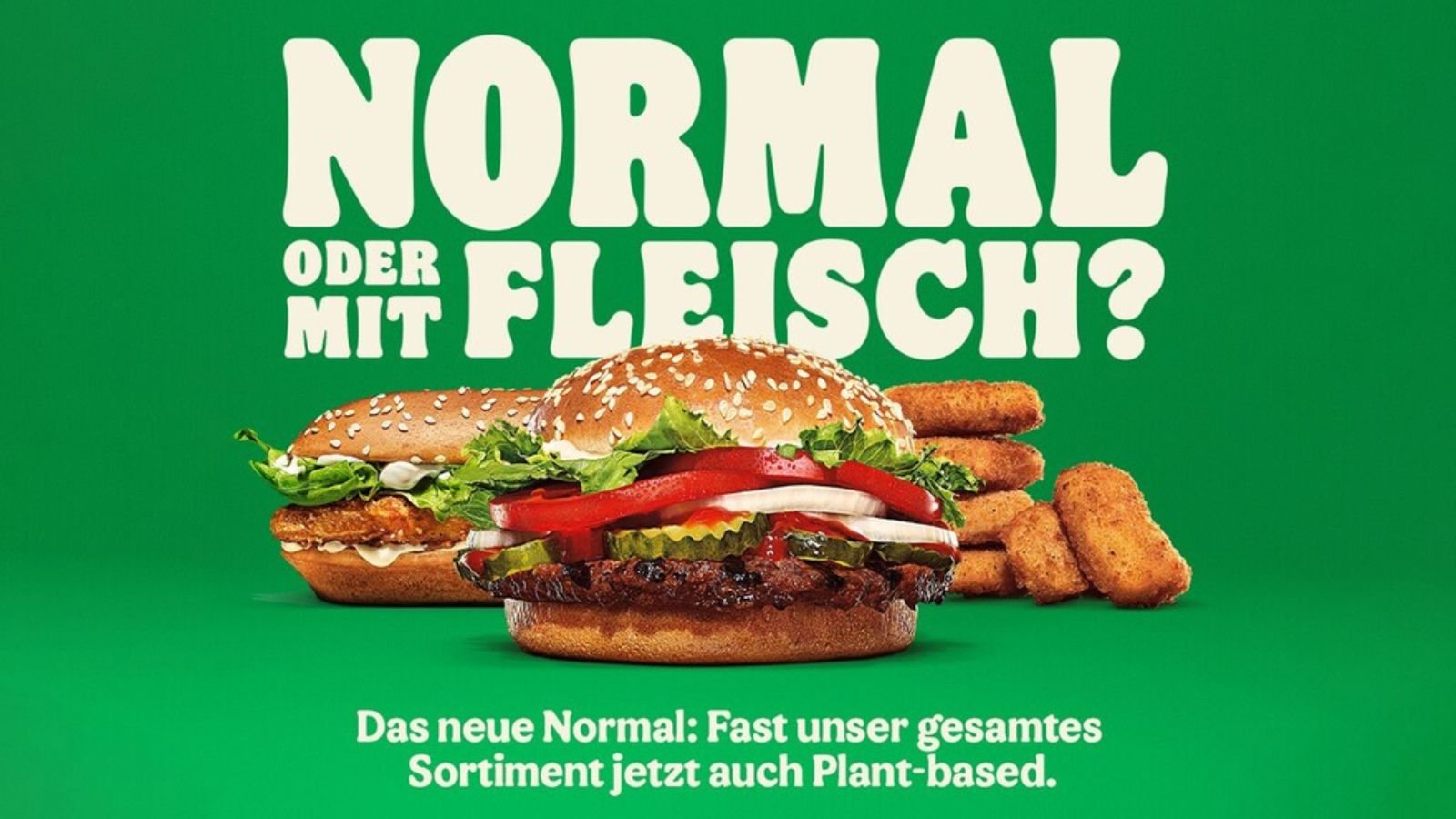 Campagnebeeld Normal oder mit Fleisch