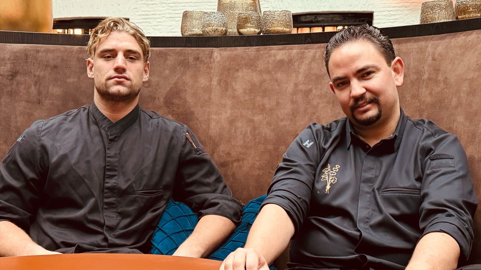 Chef Jimmie Boer en head-chef Nelson Tanate