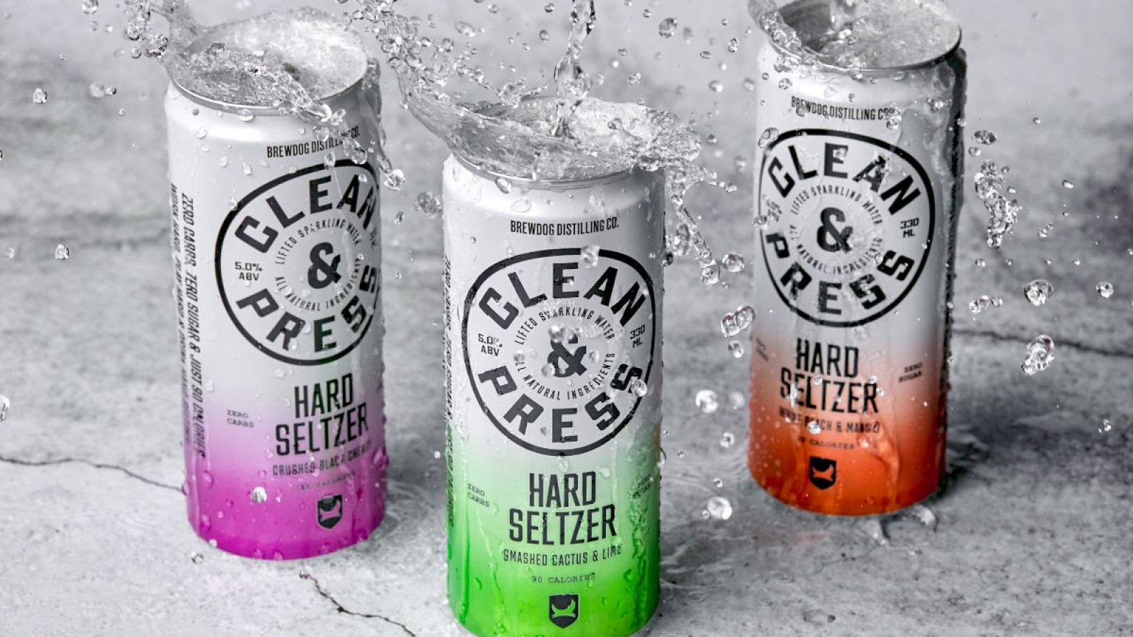 Clean & Press hard seltzer