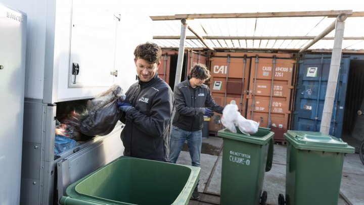 De Clique zamelt horeca-waste in bij de bron