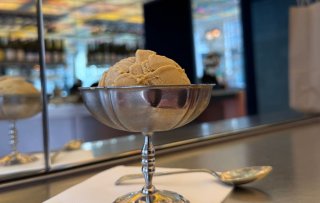 Bij The Dreamery serveren ze ijs en wijn als paring