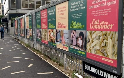 Londen voert publiekscampagne om voedselvoetafdruk van de stad te verkleinen