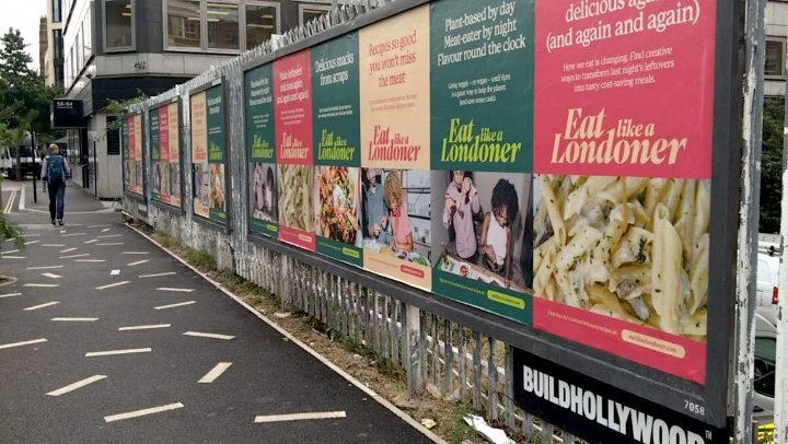 Londen voert publiekscampagne om voedselvoetafdruk van de stad te verkleinen