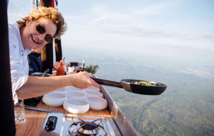 Eventbezoekers maken kans op plek in luchtballonrestaurant