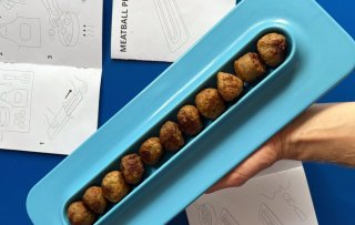 Zweedse designer ontwerpt balletjes-bord voor Ikea
