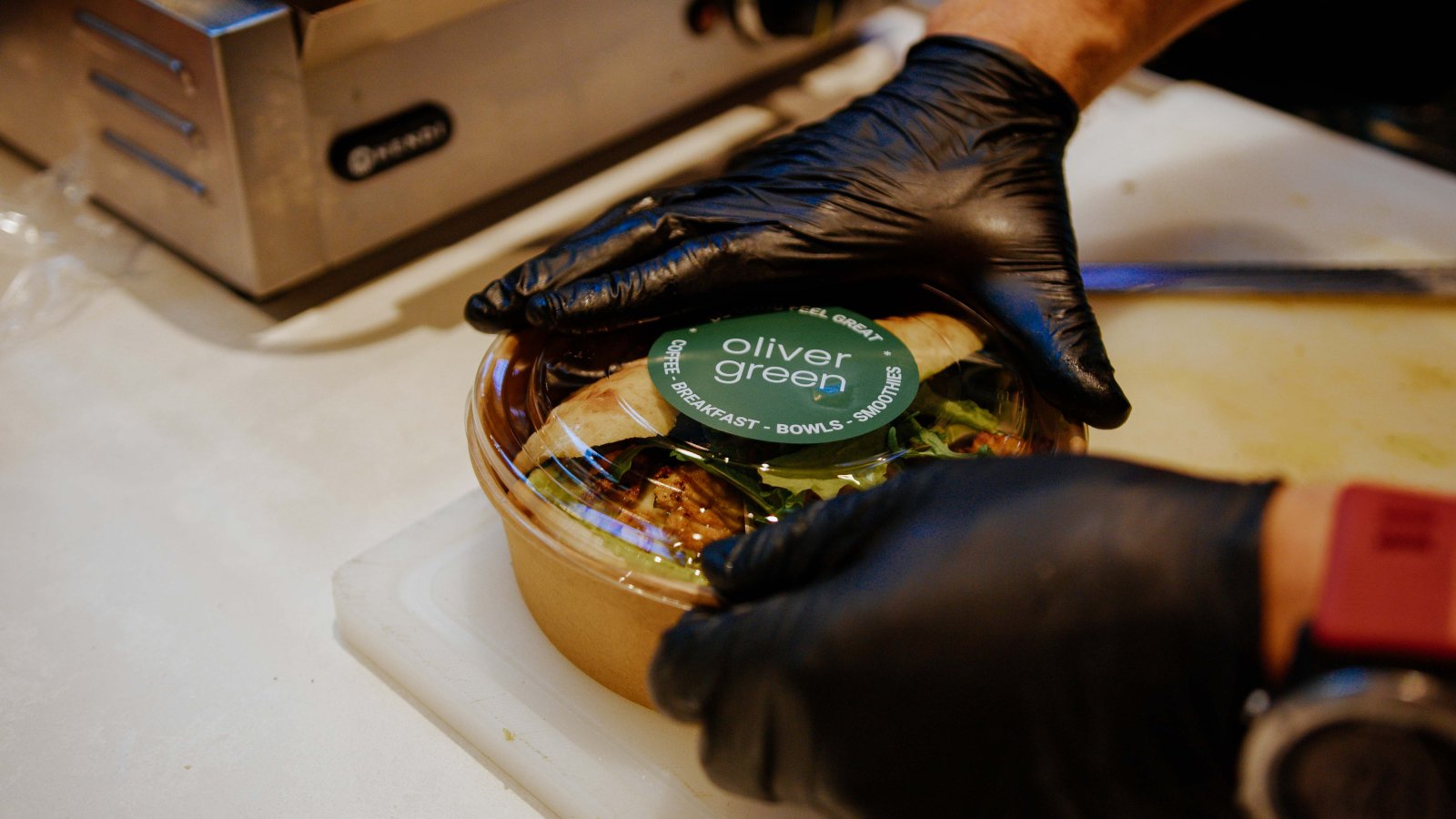 Healthy food at Oliver Green