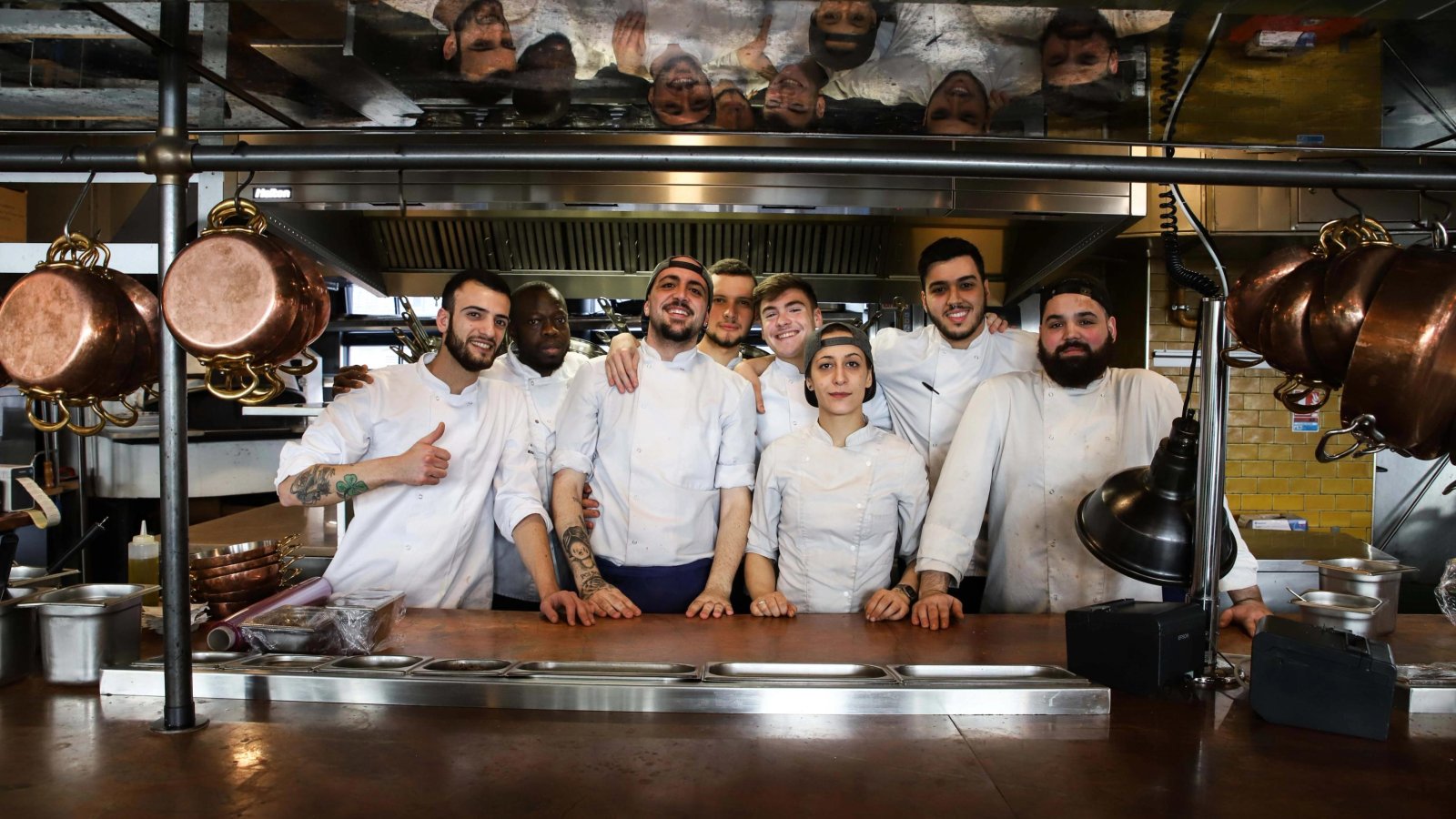 Het team op een van de locaties van de Big Mamma Group