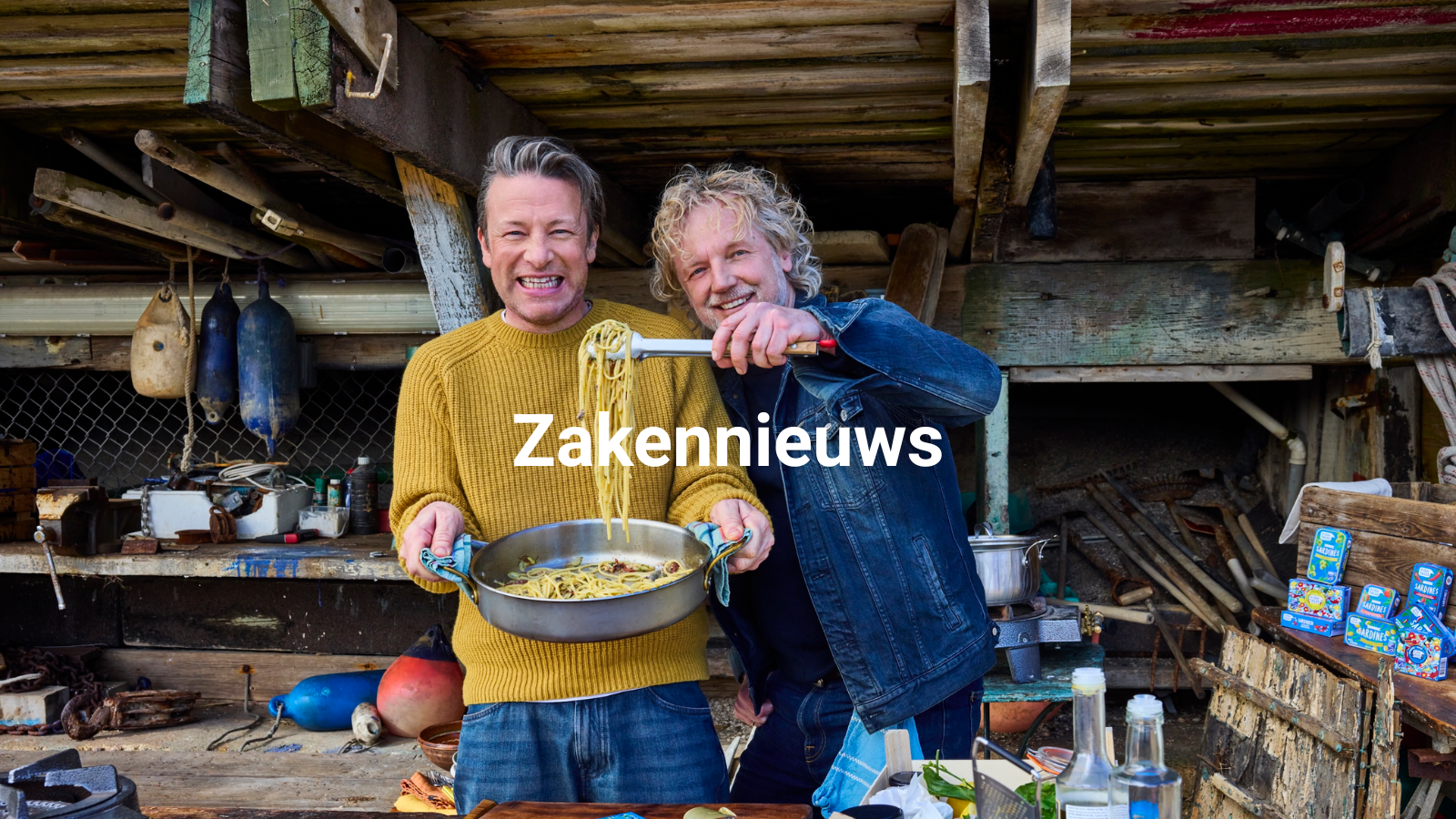 Jamie Oliver en Bart van Olphen