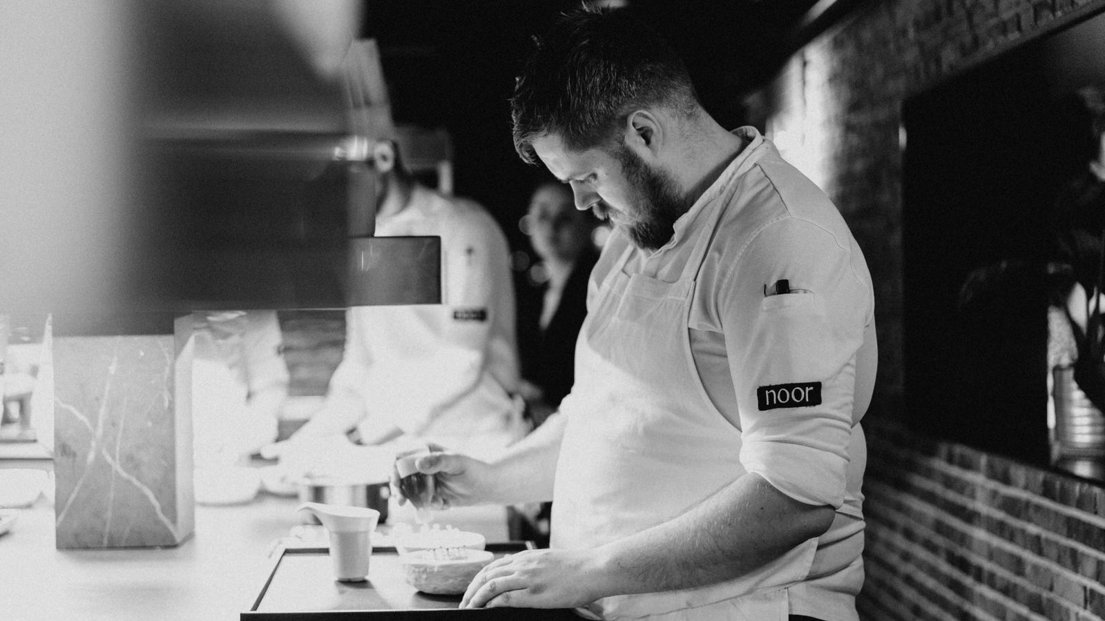 Jeroen Brouwer van restaurant Noor*, foto door: Chantal Arnts