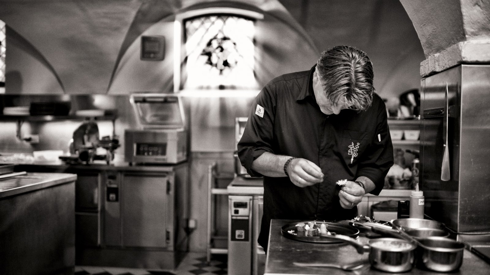 Jonnie Boer in de keuken van de Librije***