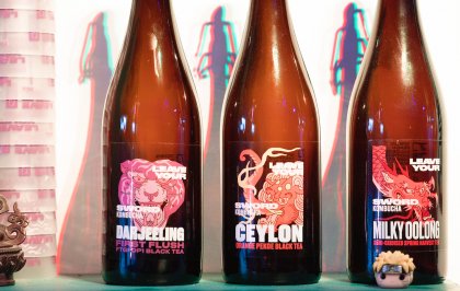 Brewing kombucha that can be served like wine