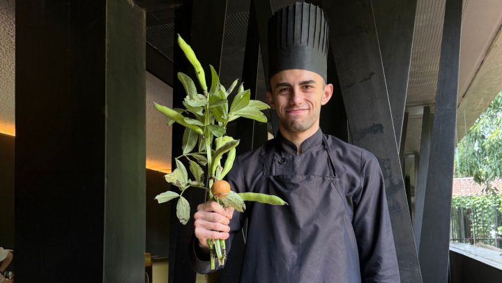 Spaanse sterrenzaak Les Cols** serveert ode aan vulkaangebergte
