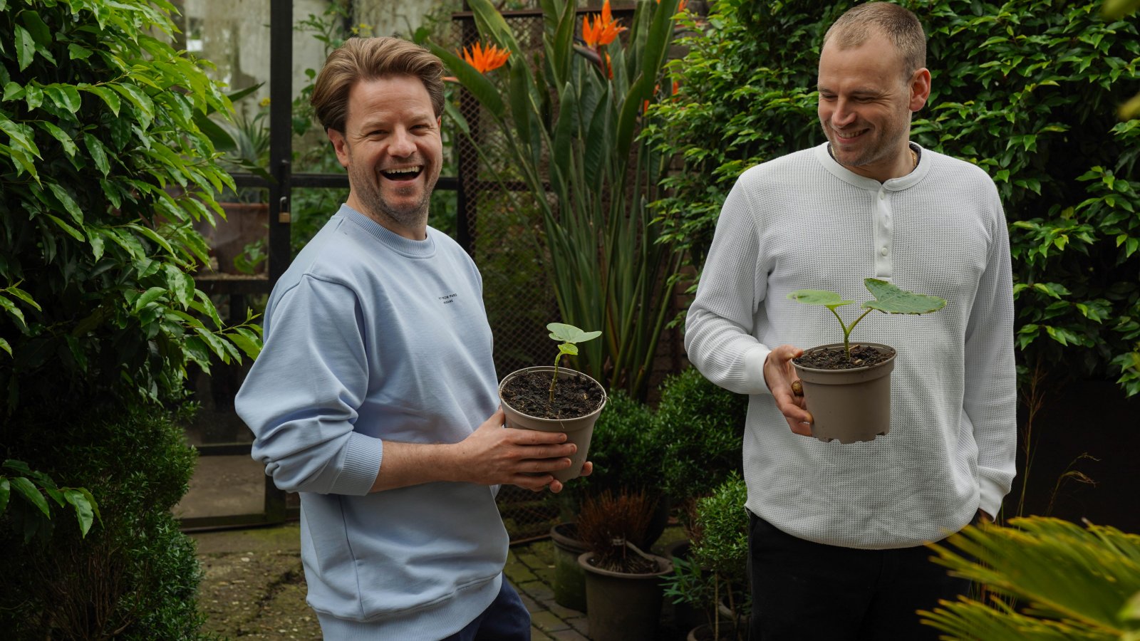 Links Bas van Kranen, rechts Tim van der Molen. Foto door Lisa A