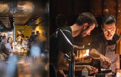 Zeven Amsterdamse topchefs kookten samen bij restaurant Wils*