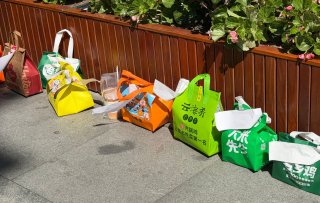 Alles kan bezorgd worden in Shanghai