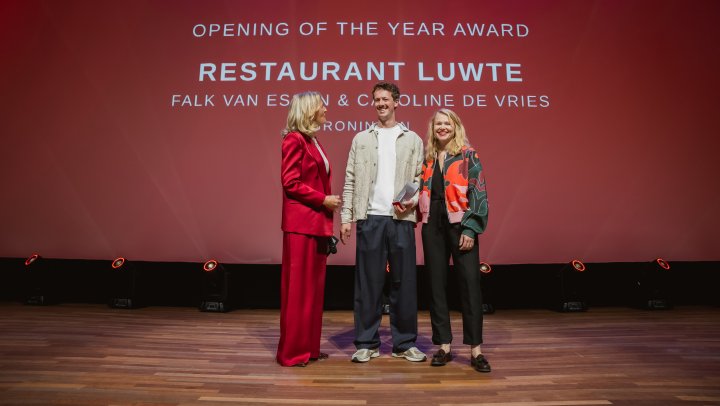 Luwte in Groningen wint Opening of the Year Award tijdens Michelin-uitreiking