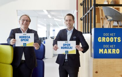Makro helpt ondernemers bij heropening