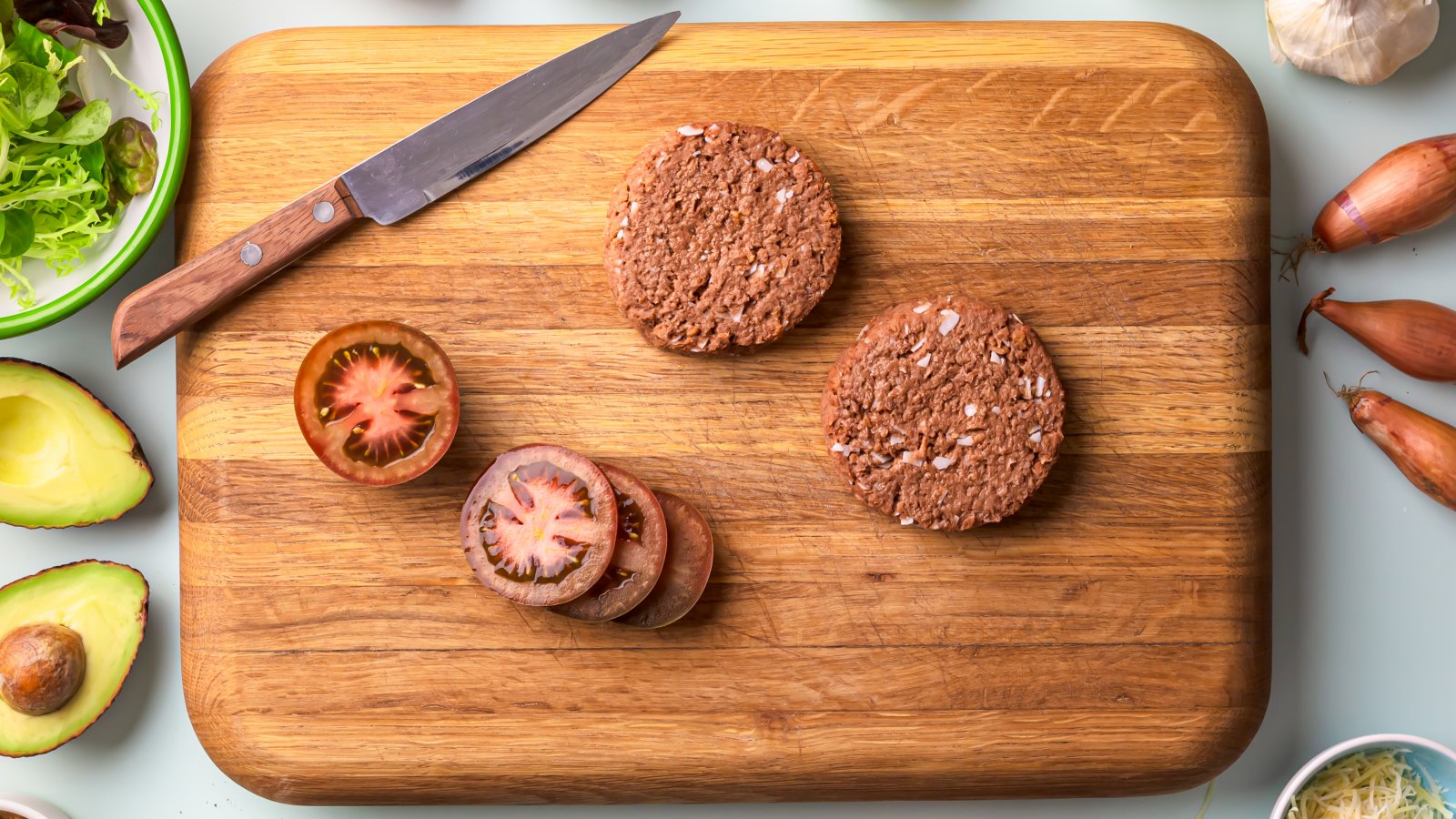 Meatless Farm burgers