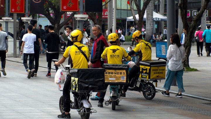 Onthullend beeld van fooddelivery in China