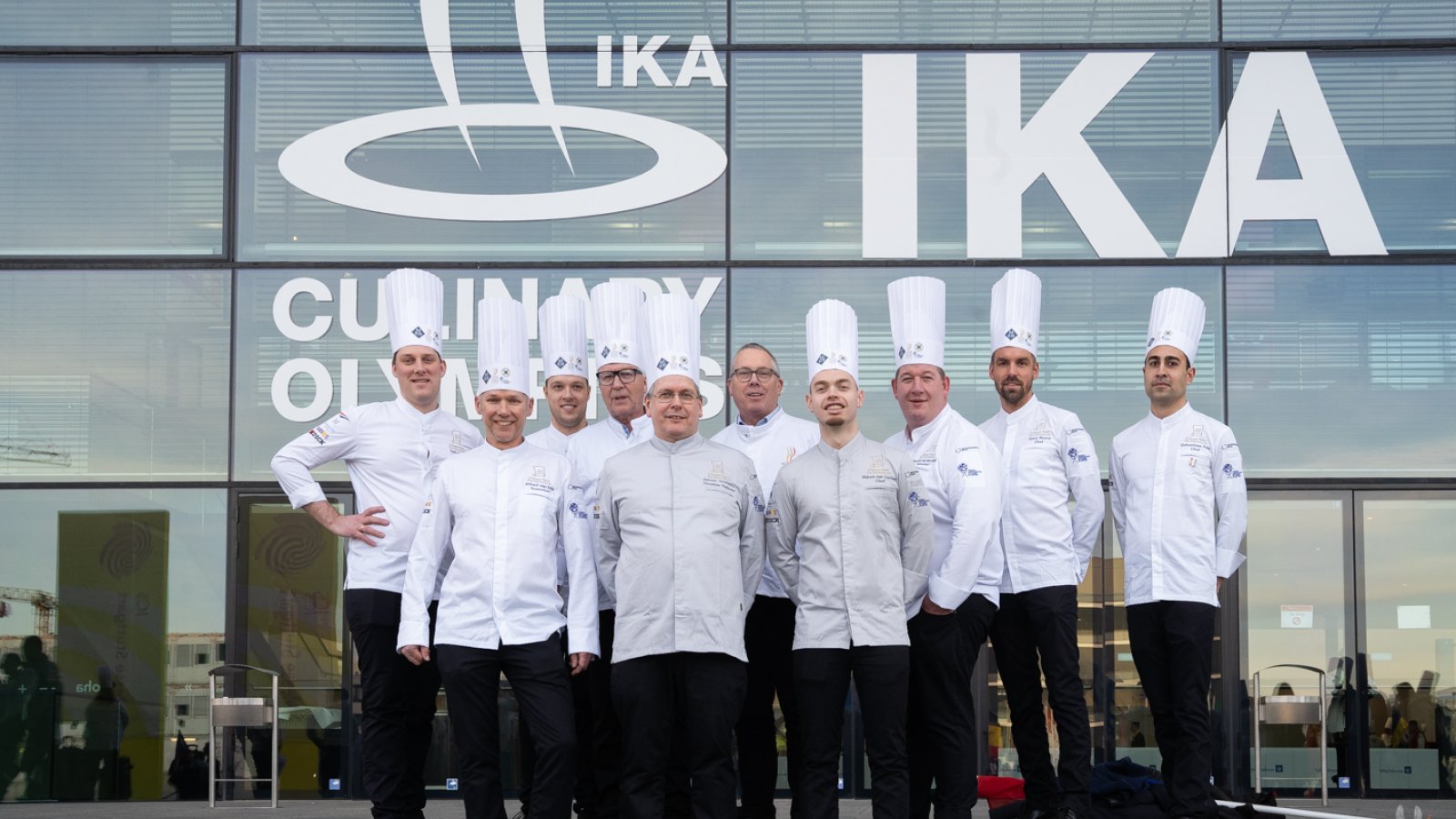 Nederlands team tijdens de Culinary Olympics