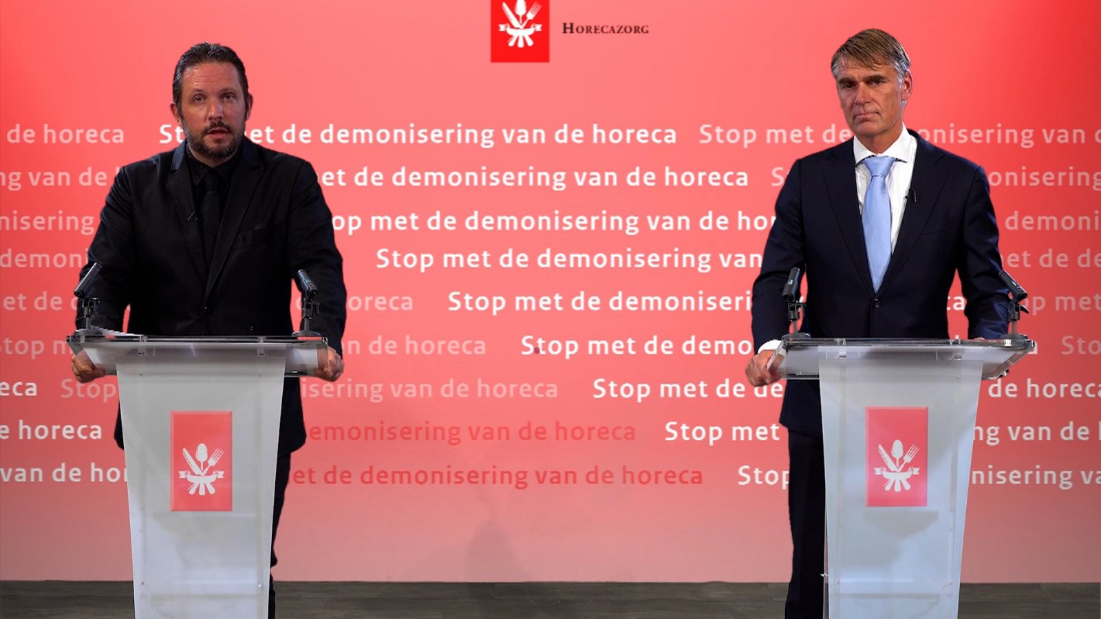 Persconferentie Jord Althuizen en Mark Haagen