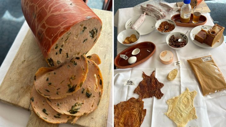 Kippenelixer, pâté en croûte, levermousse en kaantjes