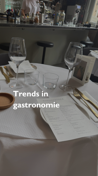 Trends in gastronomie