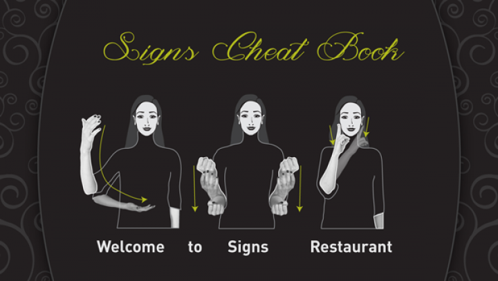 Signs, het restaurant met gebarentaal
