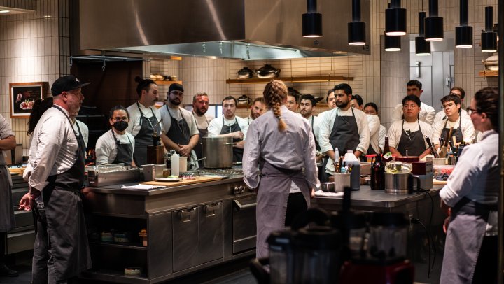 Driesterrenrestaurant zonder menukaart