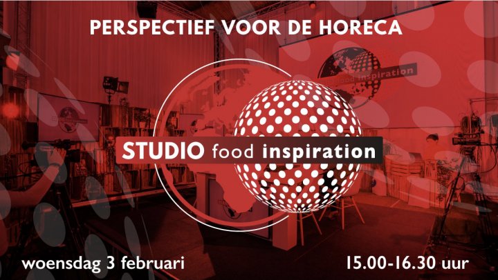 Vijfde editie van Studio Food Inspiration live op 3 februari