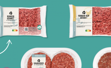 Albert Heijn introduceert vlees met toegevoegd eiwit uit bloedplasma