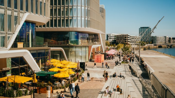 Westfield Mall in Hamburg features 165 shops, 40 F&B outlets, and 3 hotels