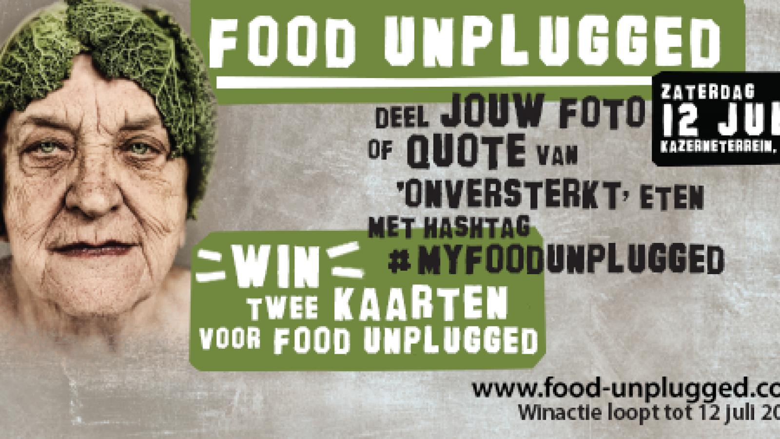 Winactie: kaarten Food Unplugged 