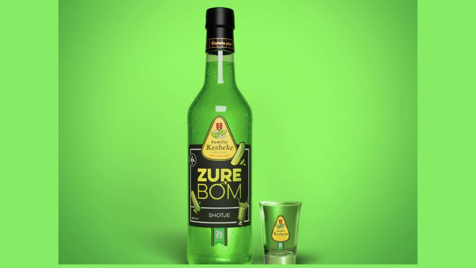 Zure bom shot, Kesbeke