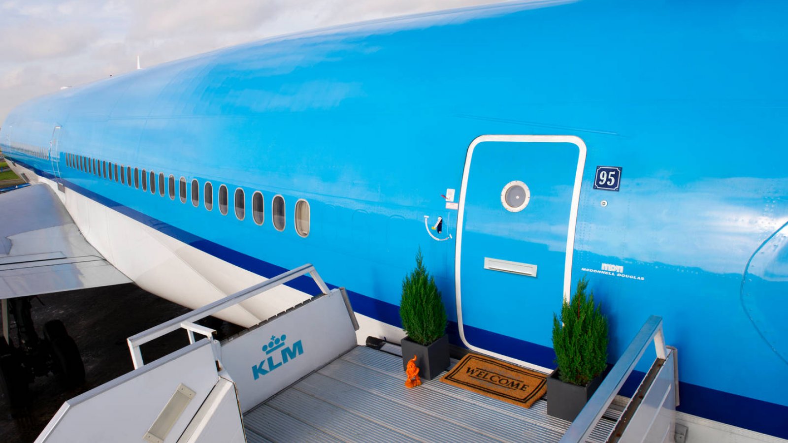 Een vliegtuig van KLM op Airbnb