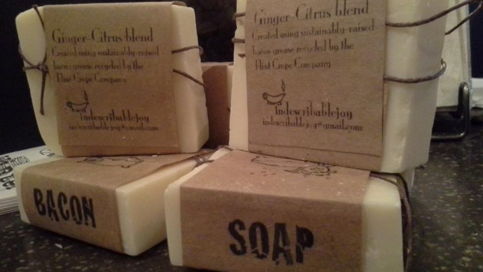 Bacon soap