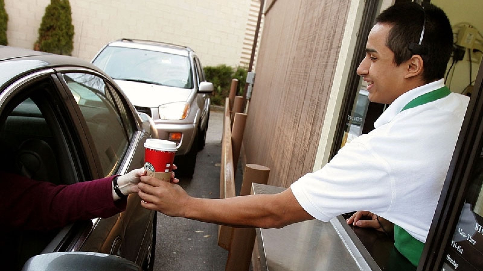 Mini-drive-through