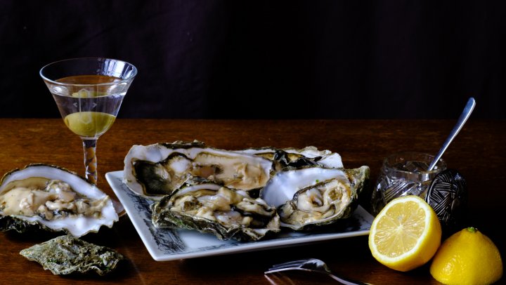 Geen vette hap, maar oesters en champagne