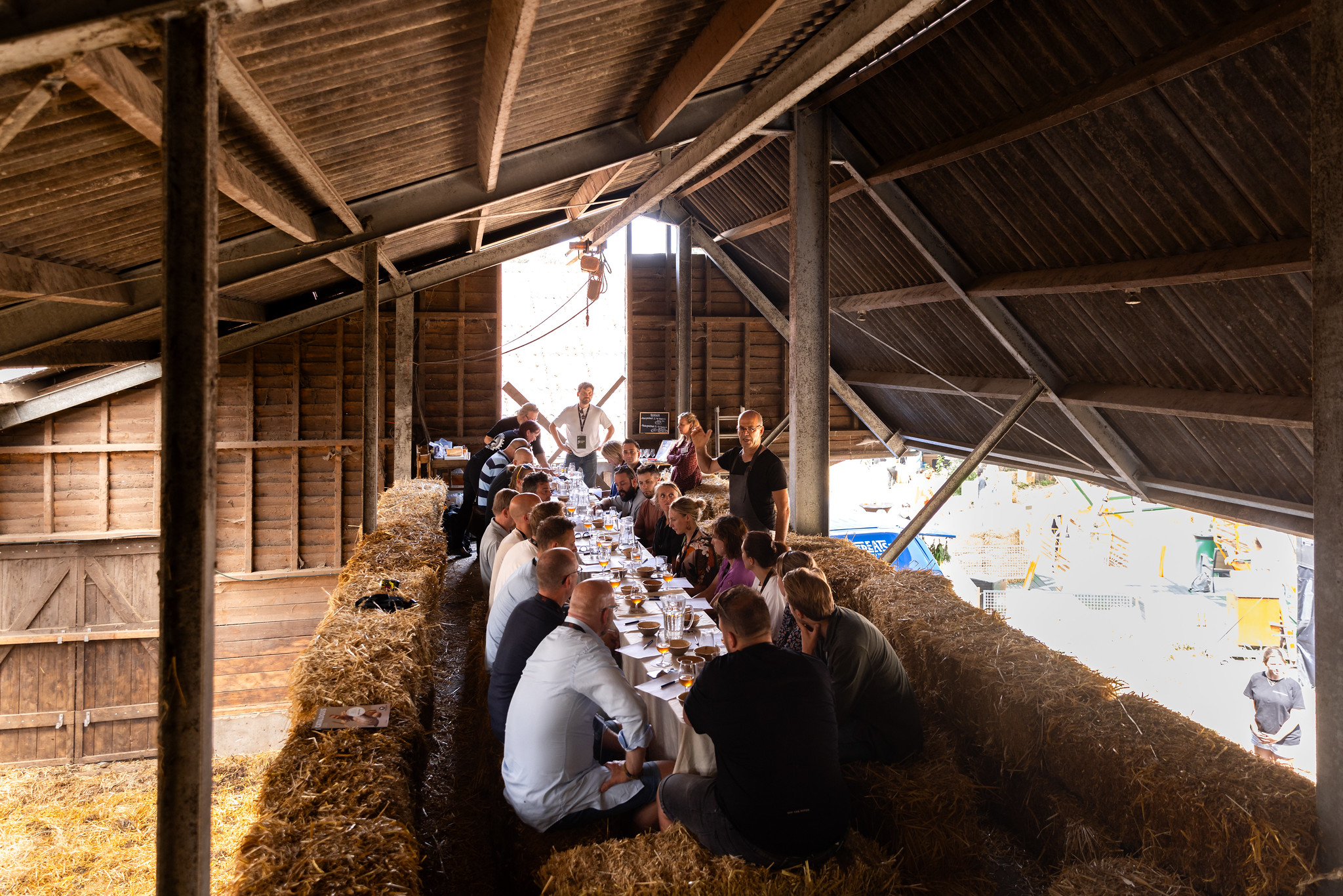 In de schuur van Remeker tijdens Food Inspiration Days Outdoor