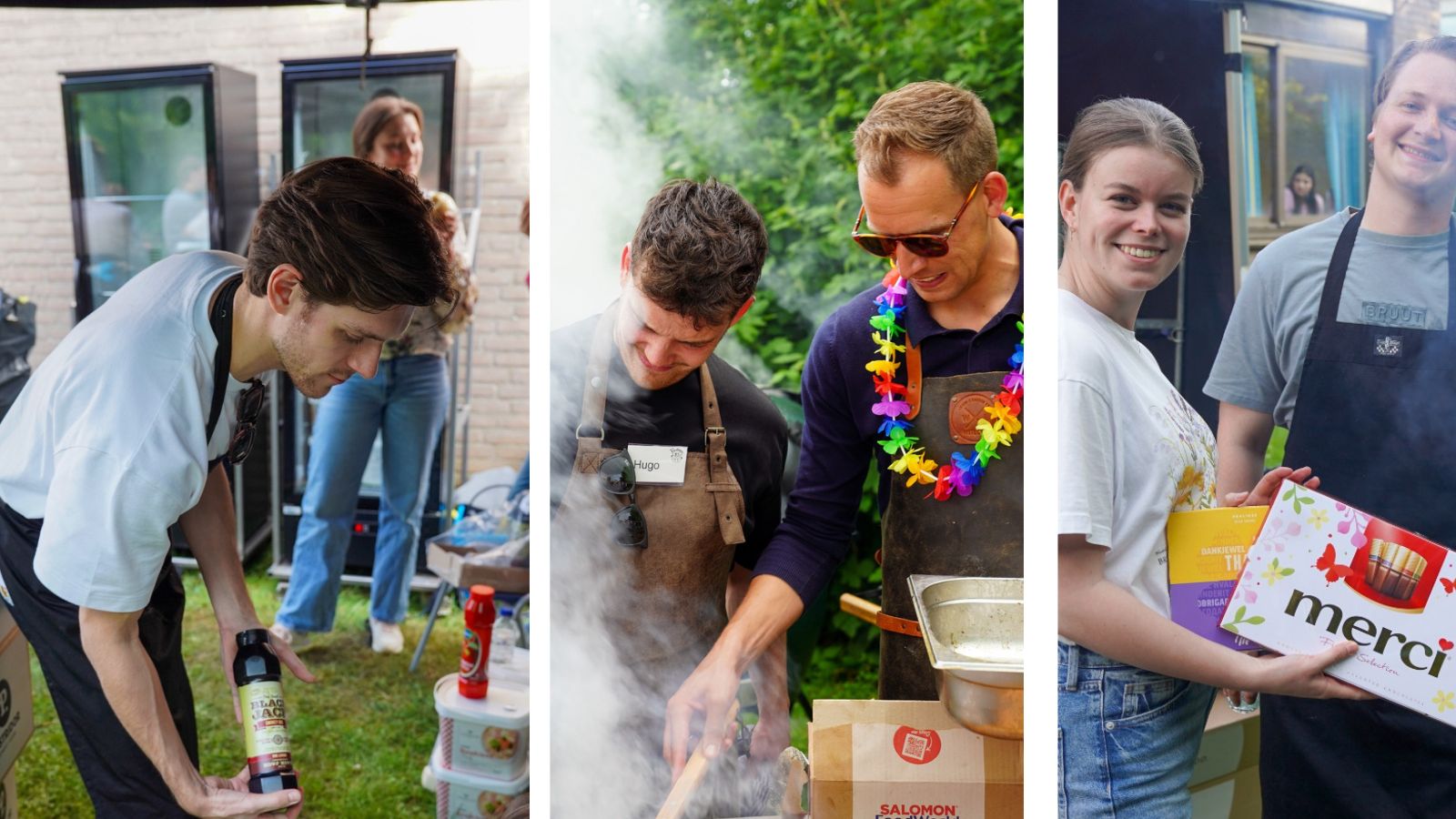 In verband met de privacy zijn geen foto's gemaakt van het evenemententerrein en de bewoners