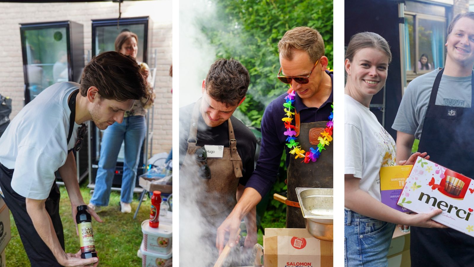 In verband met de privacy zijn geen foto's gemaakt van het evenemententerrein en de bewoners