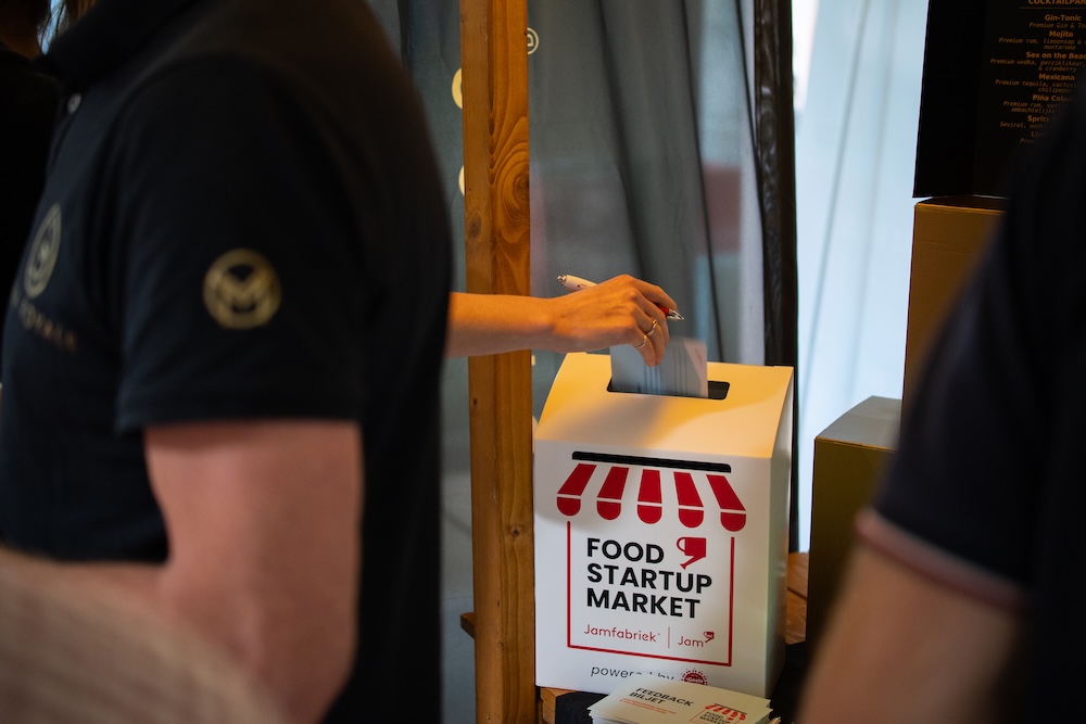 De start-ups verzamelden direct feedback van de bezoekers