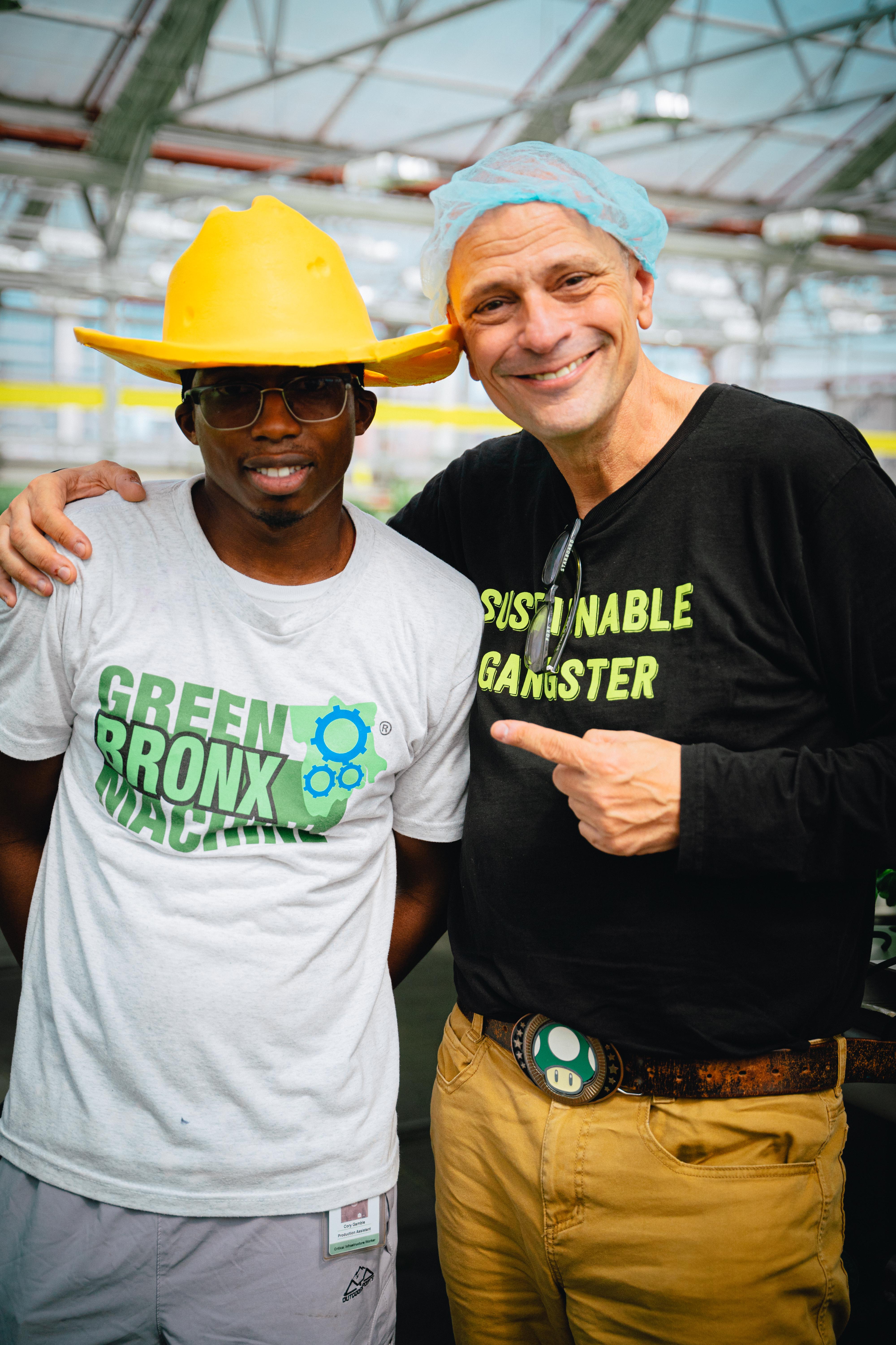 Stephen Ritz (r) and Cory (l)