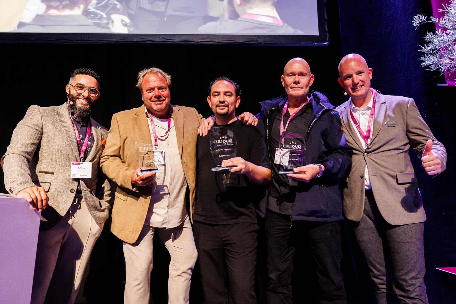 De award-winnaars van CuliQuiz 2026